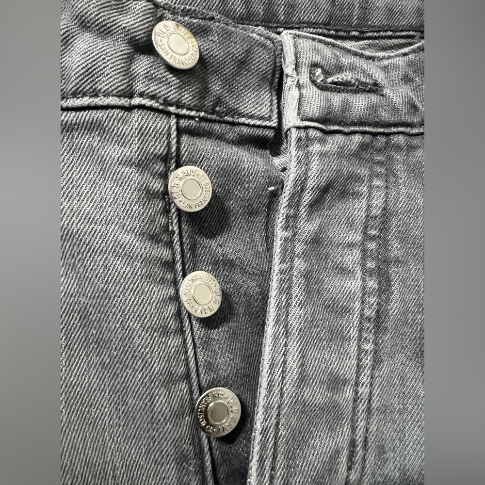 Old Navy Gray High Rise Distressed O.G. Loose Jeans - Picture 7 of 10